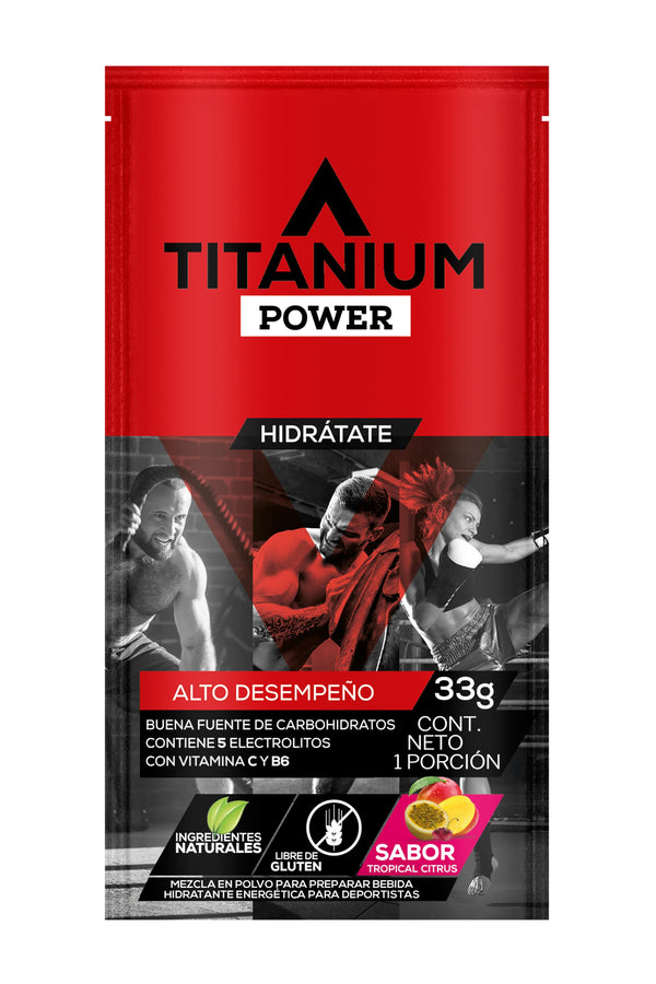 Pack bebida hidratante TITANIUM POWER x 33g - CO - TITANIUM Sports ...