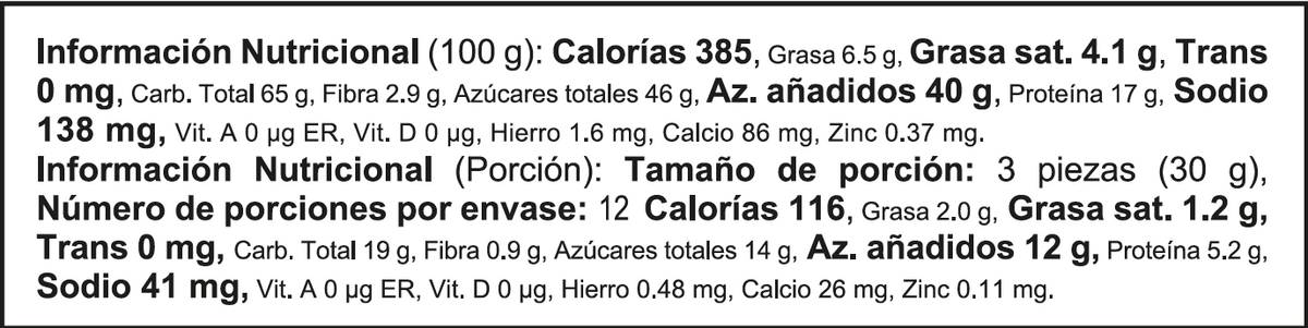 Energy Bars, 12 count box