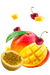 mango, passion fruit and cherry image